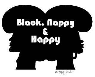 BLACK, NAPPY & HAPPY NAPPY INK logo