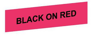 BLACK ON RED logo