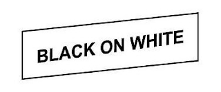 BLACK ON WHITE logo