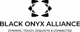 BLACK ONYX ALLIANCE DYNAMIC, TOUGH, EXQUISITE & CONNECTED logo