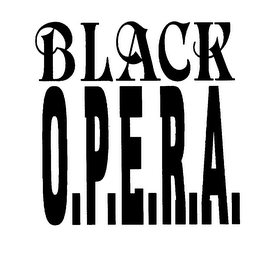BLACK O.P.E.R.A. logo