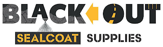 BLACK OUT SEALCOAT SUPPLIES logo