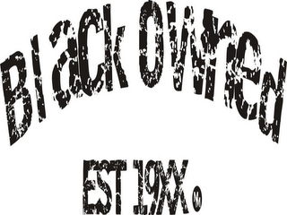 BLACK OWNED EST 19XX MM logo