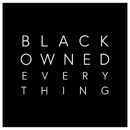 BLACK OWNED EVERY THING logo