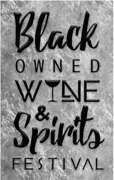 BLACK OWNED WINE & SPIRITS FESTIVAL logo