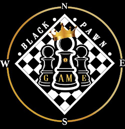 BLACK PAWN GAME N W E S I logo
