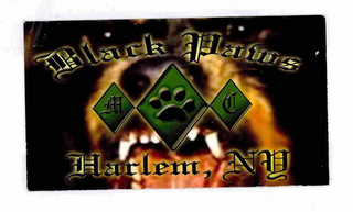 BLACK PAWS HARLEM, NY M C logo
