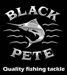 BLACK PETE QUALITY FISHING TACKLE logo