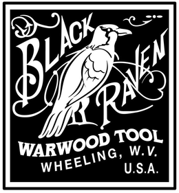 BLACK RAVEN WARWOOD TOOL WHEELING, W.V. U.S.A. logo