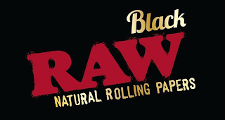 BLACK RAW NATURAL ROLLING PAPERS logo
