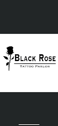 BLACK ROSE TATTOO PARLOR logo