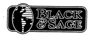 BLACK & SAGE logo
