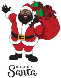 BLACK SANTA logo