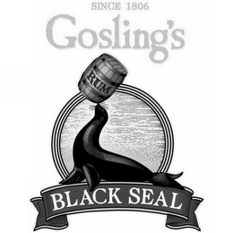 BLACK SEAL GOSLING'S RUM SINCE 1806 logo