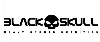 BLACK SKULL HEAVY SPORTS NUTRITION logo