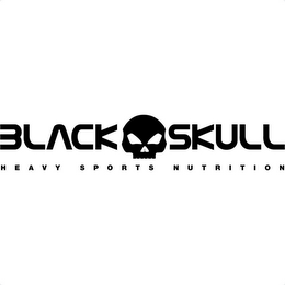 BLACK SKULL HEAVY SPORTS NUTRITION logo