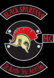 BLACK SPARTANS MC logo