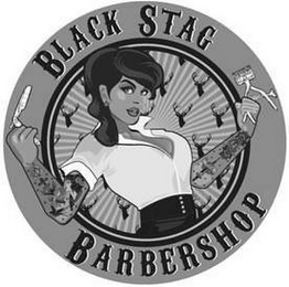 BLACK STAG BARBERSHOP logo