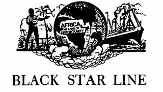 BLACK STAR LINE AFRICA THE LAND OF OPPORTUNITY logo