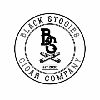 BLACK STOGIES CIGAR COMPANY BS EST 2020 logo