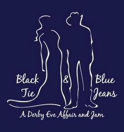 BLACK TIE & BLUE JEANS A DERBY EVE AFFAIR AND JAM logo