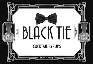 BLACK TIE COCKTAIL SYRUPS 250ML (8.45OZ) logo