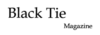 BLACK TIE MAGAZINE logo