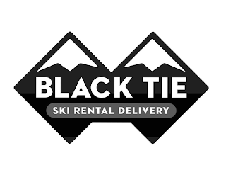 BLACK TIE SKI RENTAL DELIVERY logo