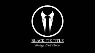 BLACK TIE TITLE CONCIERGE TITLE SERVICES logo