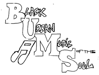 BLACK URBAN MUSIC OF THE SOUL logo