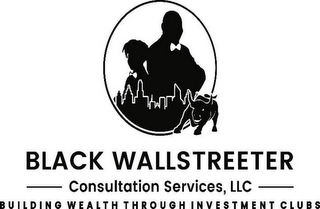 BLACK WALLSTREETER CONSULTATION SERVICES, LLC BUILDING WEALTH THROUGH INVESTMENT CLUBS logo