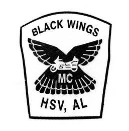 BLACK WINGS MC HSV, AL logo