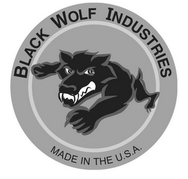 BLACK WOLF INDUSTRIES MADE IN THE U.S.A. logo