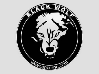 BLACK WOLF WWW.EMX-INC.COM logo