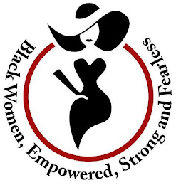 BLACK WOMEN, EMPOWERED, STRONG AND FEARLESS logo