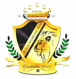 BLACK WORKING MAN ESTABLISHED 2010 logo