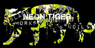 BLACK WORKS STUDIO NEON TIGER 2017 logo