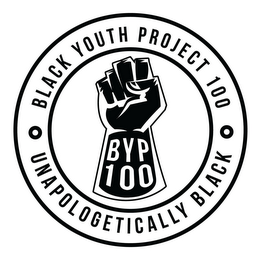 BLACK YOUTH PROJECT 100 BYP 100 UNAPOLOGETICALLY BLACK logo