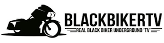 BLACKBIKERTV REAL BLACK BIKER UNDERGROUND 'TV' logo