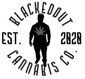 BLACKEDOUT CANNABIS CO. IA EST. 2020 logo