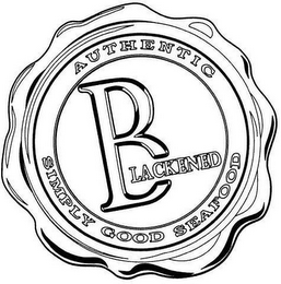 BLACKENED AUTHENTIC SIMPLY GOOD SEAFOOD logo