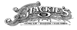 BLACKIE'S SINCE 1946 PRIME RIB SEAFOOD FINE WINES logo