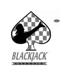 BLACKJACK CORNHOLE logo