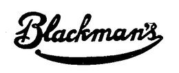 BLACKMAN'S logo
