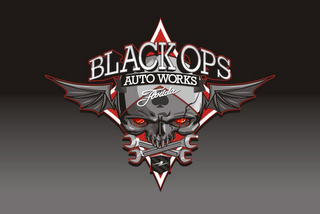 BLACKOPS AUTO WORKS FLORIDA logo