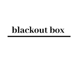 BLACKOUT BOX logo