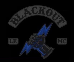 BLACKOUT LE MC logo