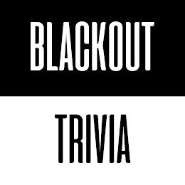 BLACKOUT TRIVIA logo