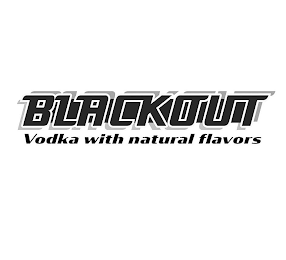 BLACKOUT VODKA WITH NATURAL FLAVORS logo