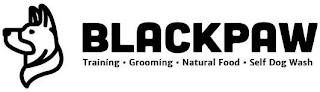 BLACKPAW TRAINING GROOMING NATURAL FOOD SELF DOG WASH logo